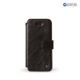 Кожаный чехол Zenus E'stime Lettering Diary для iphone 5(черный)